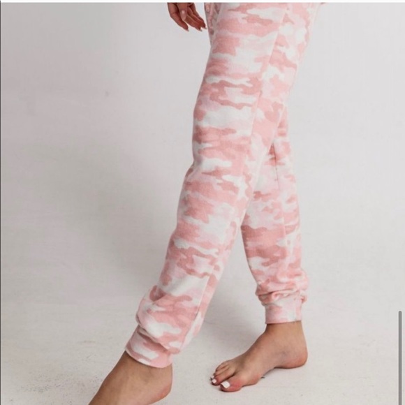 New! peach pink camo ultra soft drawstring pants - Picture 7 of 7